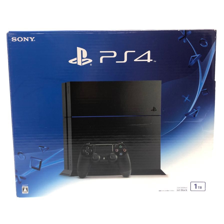 PlayStation 4 游戏机 CUH-1200B 黑色 带控制器 PlayStation 操作未确认 [7F] [二手] 