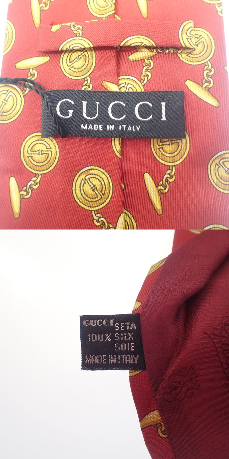 Good condition ◆ Gucci necktie set of 2 all over pattern GG GUCCI [AFI16] 