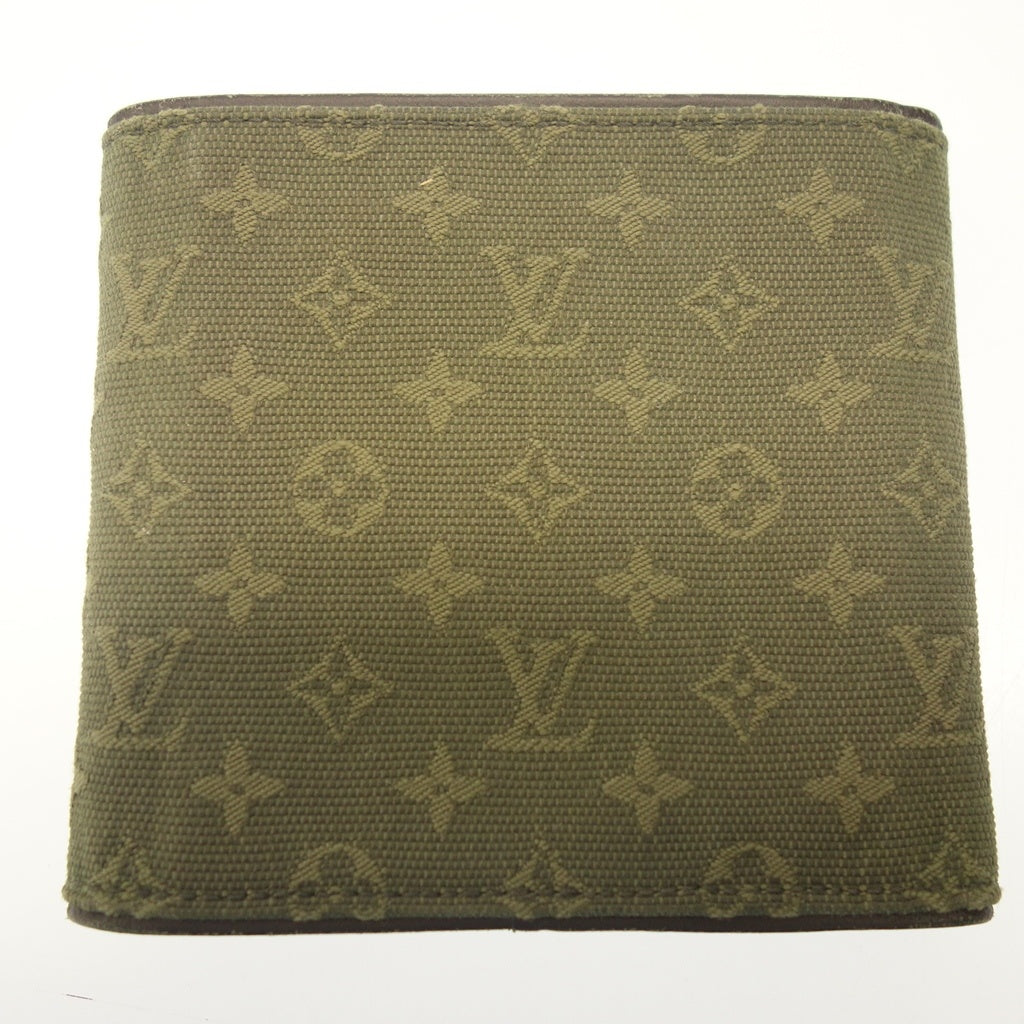 Used ◆Louis Vuitton Monogram Trifold Wallet Portobiercarte Credimonet M92440 TH1002 Green Louis Vuitton [AFI17] 