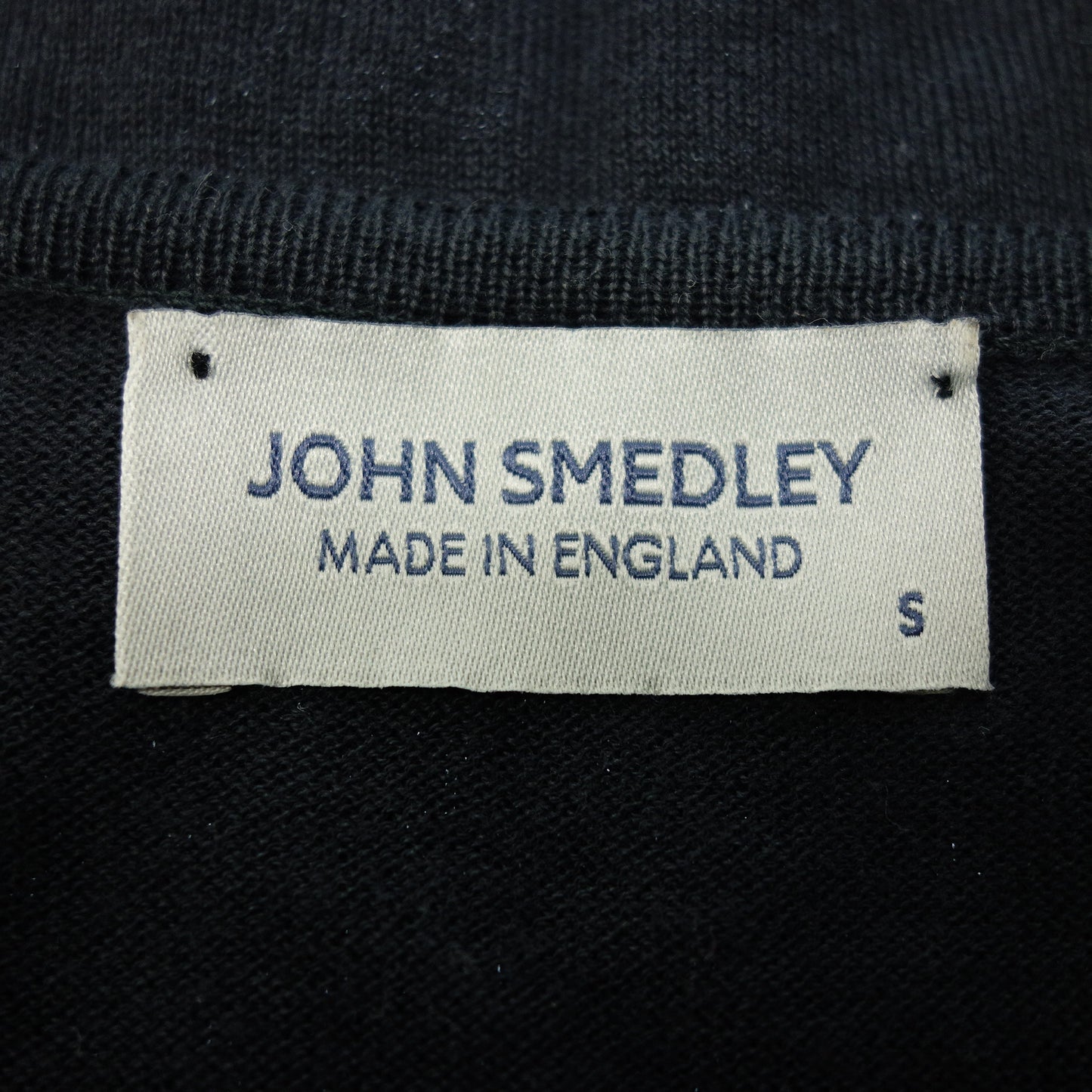 Used JOHN SMEDLEY short sleeve T-shirt size S men's navy JOHN SMEDLEY [AFB30] 