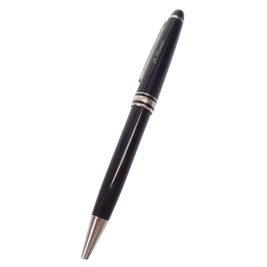 中古◆モンブラン ボールペン マイスターシュテュック クラシック 回転式 ネーム入り ブラック系 MONTBLANC【AFI13】