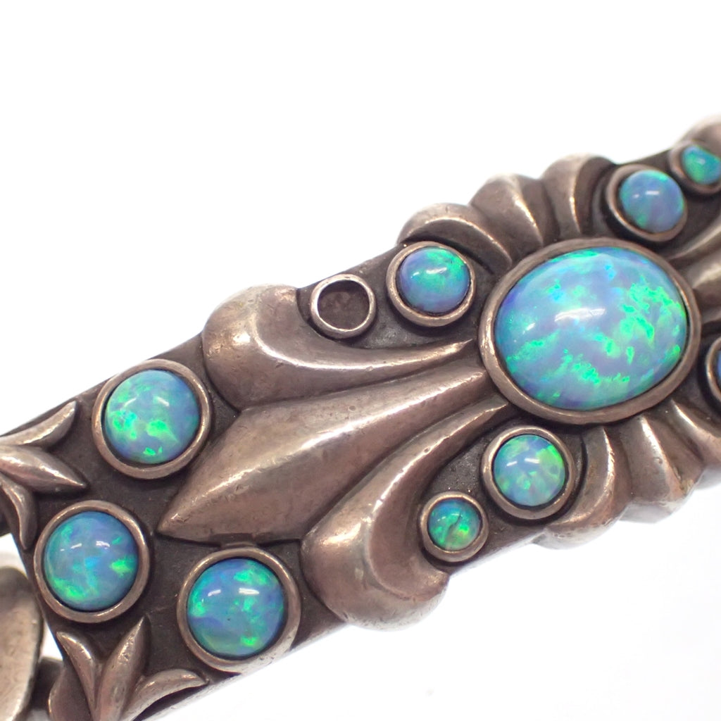 Used ◆Justin Davis Bracelet FORJUSTIN49 Synthetic Opal Silver 925 SBF102 Justin Davis [AFI15] 