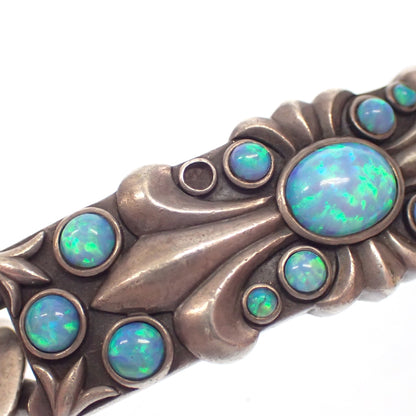 Used ◆Justin Davis Bracelet FORJUSTIN49 Synthetic Opal Silver 925 SBF102 Justin Davis [AFI15] 
