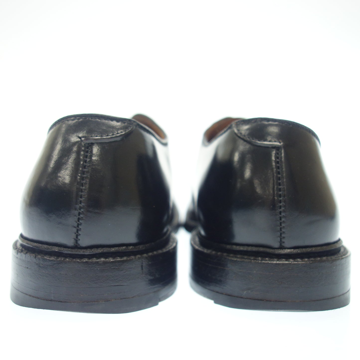 Good Condition◆Alden 9901 Leather Shoes Plain Toe Cordovan Black US8.5D Alden 