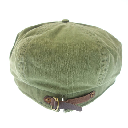 Double RRL Hat Work Cap Herringbone Olive Size M RRL [AFI20] [Used] 