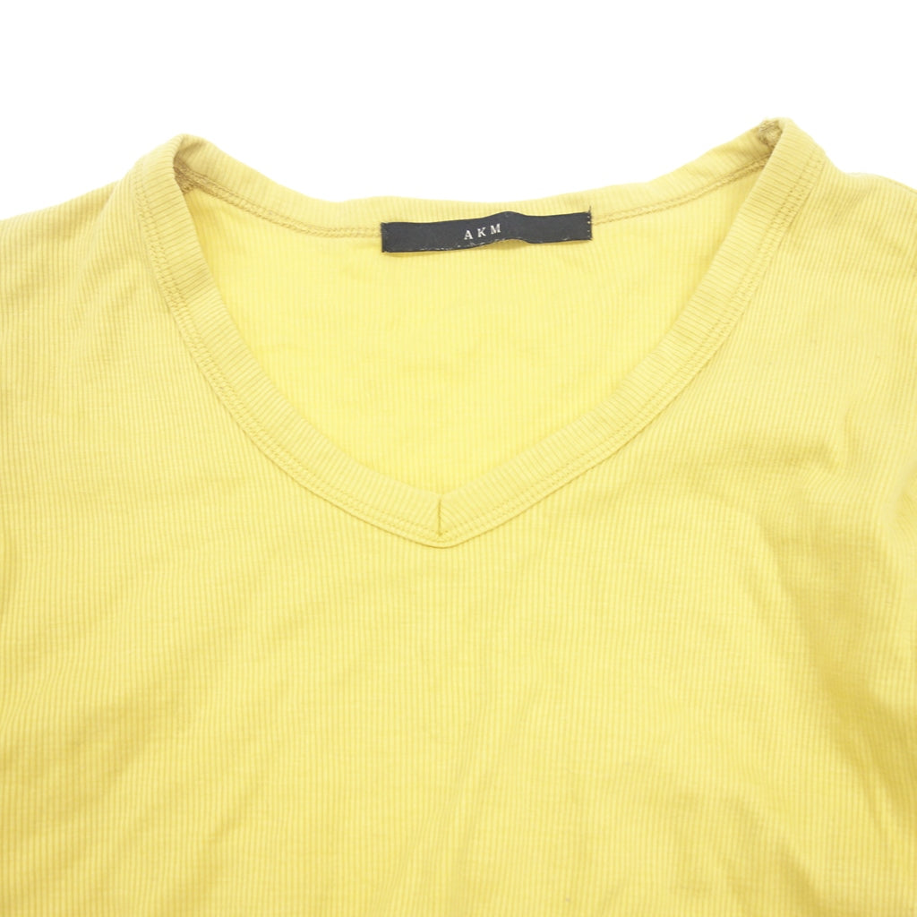 Used ◆AKM Layered Cut and Sew Men's Yellow Mustard No Size Notation AKM [AFB40] 