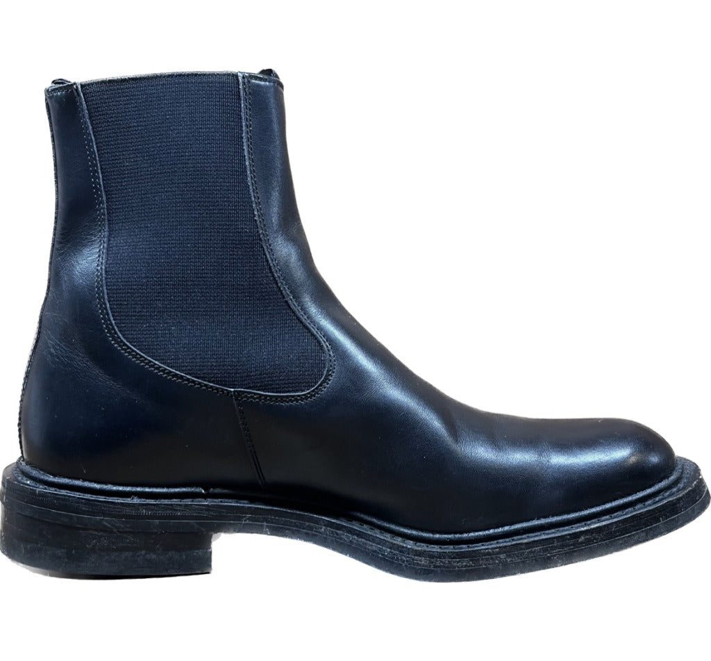 Good Condition◆Tricker's Leather Shoes Side Gore Boots M5738 Black UK8.5 Tricker's 