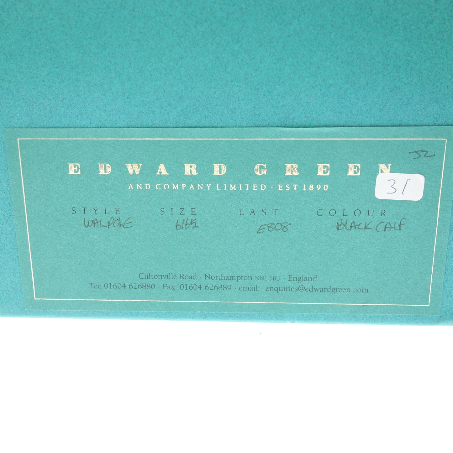 未使用 ◆Edward Green 单僧皮鞋 Walpole E808 男士黑色尺码 UK6 EDWARD GREEN [AFD9] 