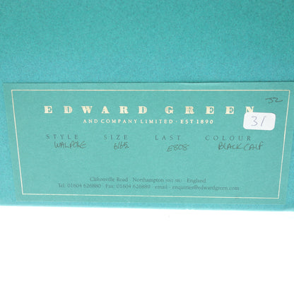 未使用 ◆Edward Green 单僧皮鞋 Walpole E808 男士黑色尺码 UK6 EDWARD GREEN [AFD9] 