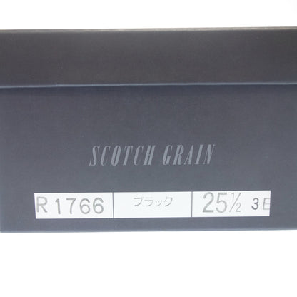 Good condition◆Scotch grain straight tip leather shoes R1766 Men's 25.5cm Black with box SCOTCH GRAIN [AFD5] 