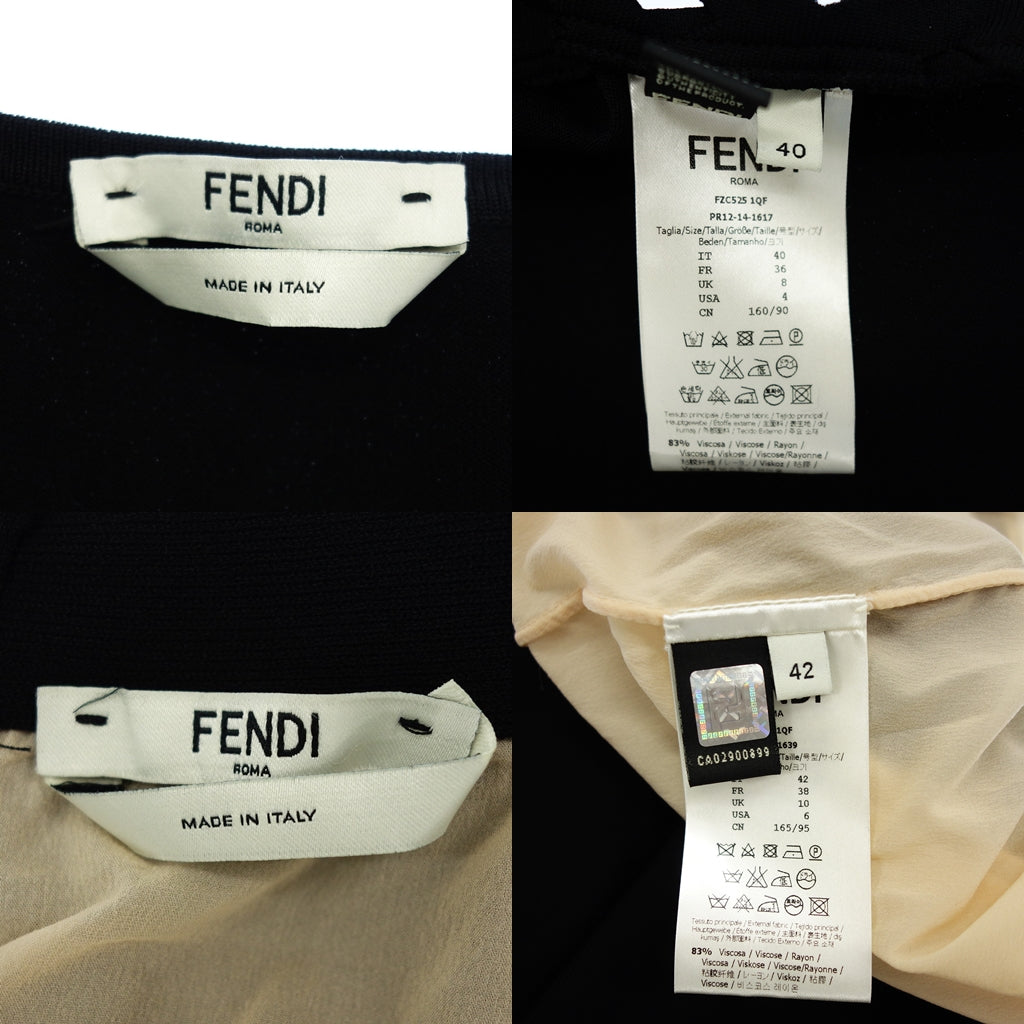 フェンディ セットアップ ジャケット スカート カットワーク レディース 40 黒 FENDI【AFB32】【中古】 – ストックラボ  オンライン｜ブランドヴィンテージ