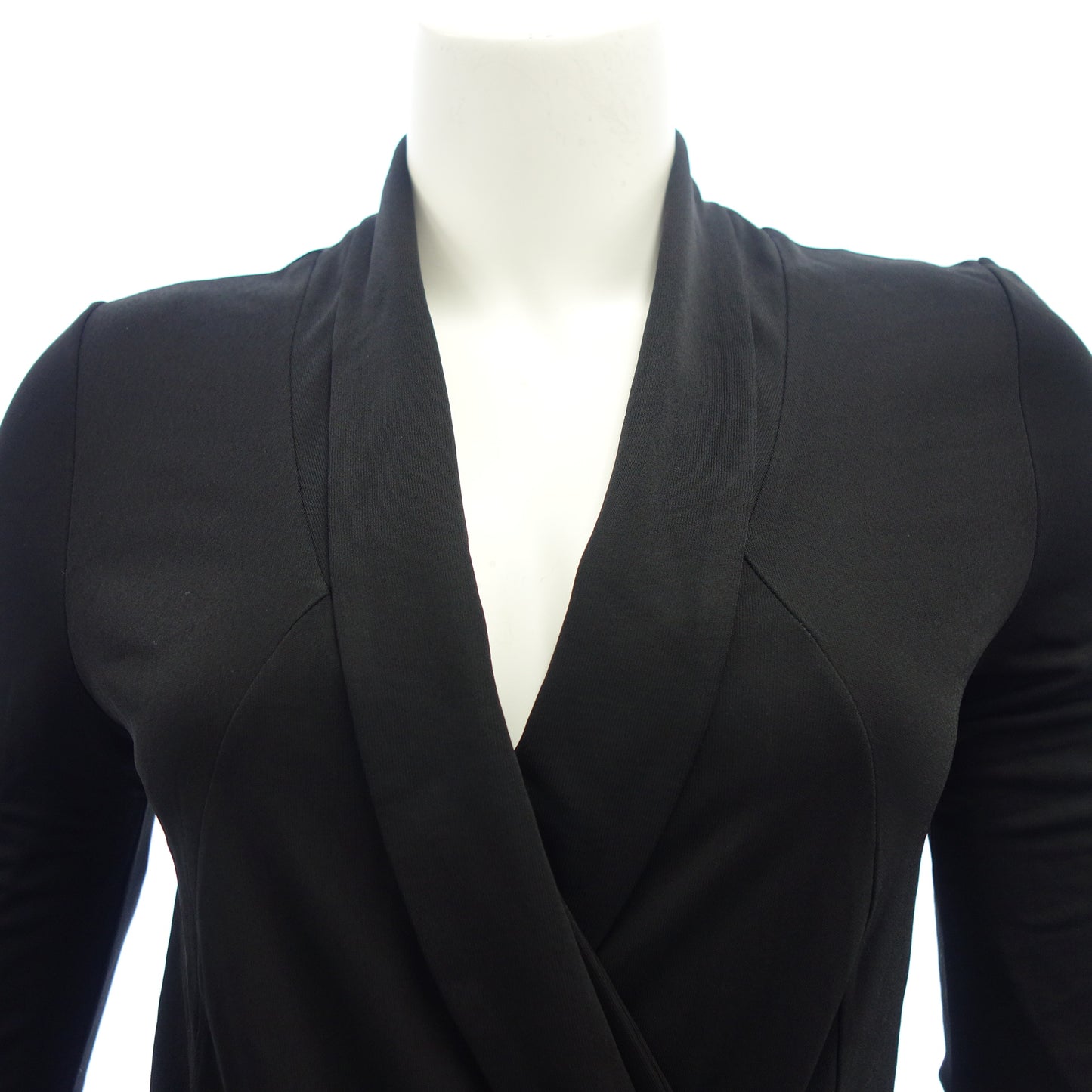 Good condition ◆ Gucci wrap dress rayon chain ladies black size XS 235434 GUCCI [AFB2] 