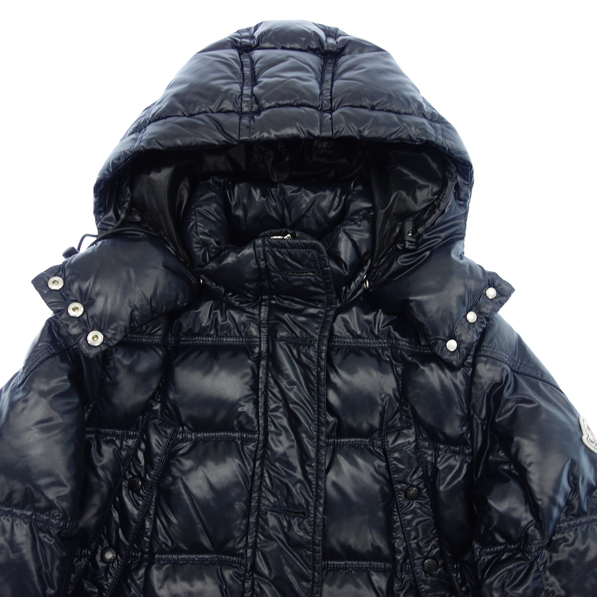 美品◆モンクレール ダウンジャケット ソーテルヌ SAUTERNES レディース 00 ネイビー MONCLER【AFA16】