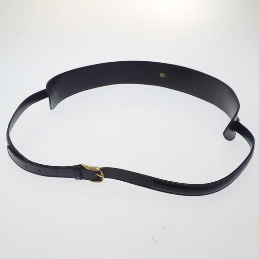 Good condition ◆ Gucci leather belt G metal fittings size 70 GUCCI [AFI22] 