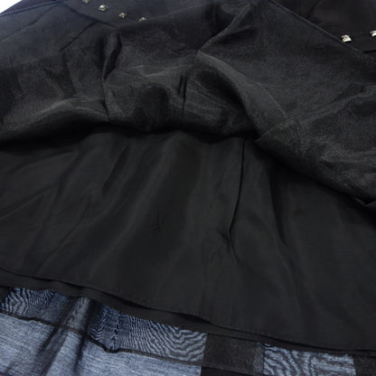 Very good condition ◆ Rene Studded Skirt Women's Black Size 36 Rene [AFB12] 