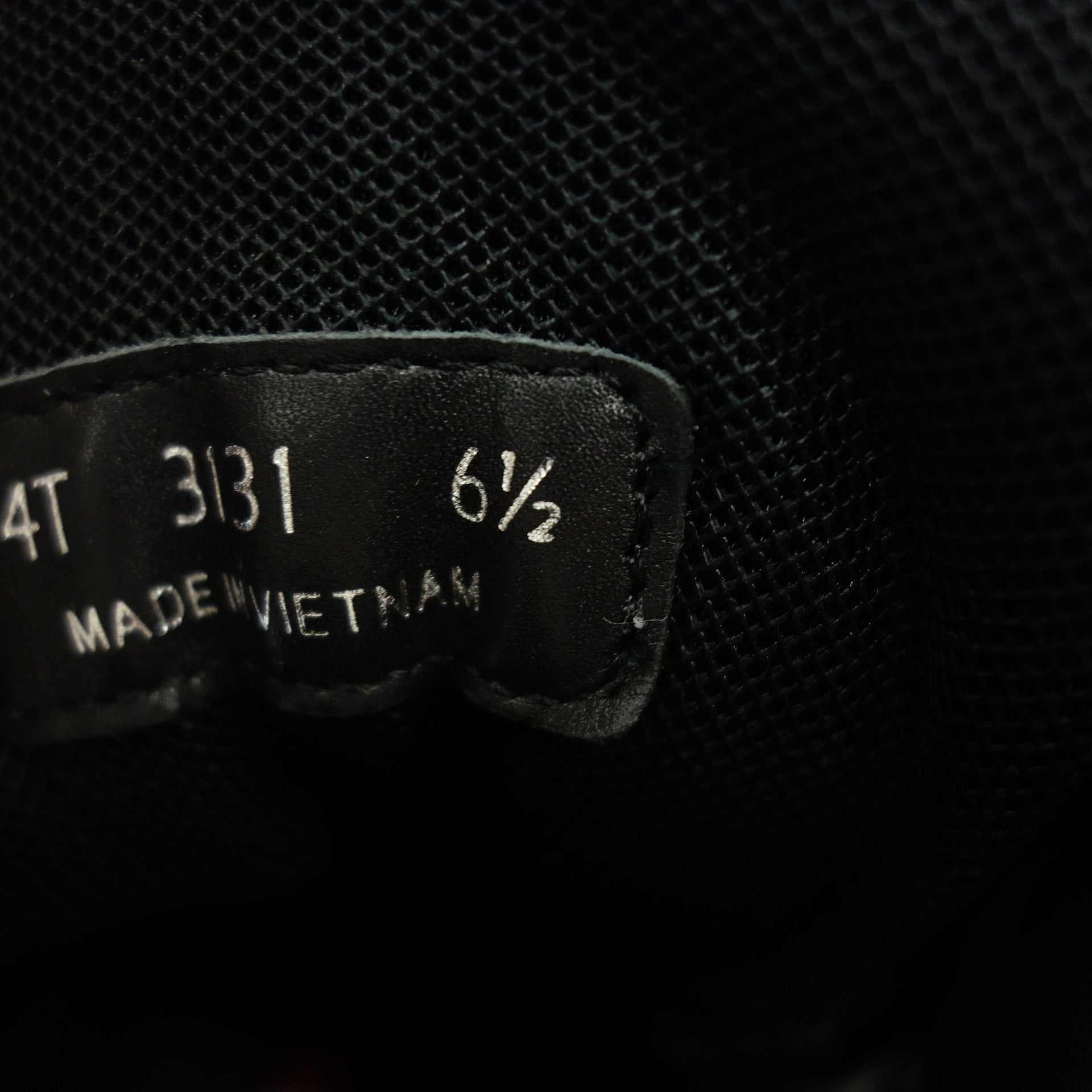 プラダ ハイカットスニーカー レザー サイドジップ 4T3131 メンズ ブラック 6.5 PRADA【AFD8】【中古】