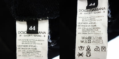 Dolce &amp; Gabbana 拉链派克大衣徽标牌女式黑色 44 DOLCE&amp;GABBANA [AFA17] 