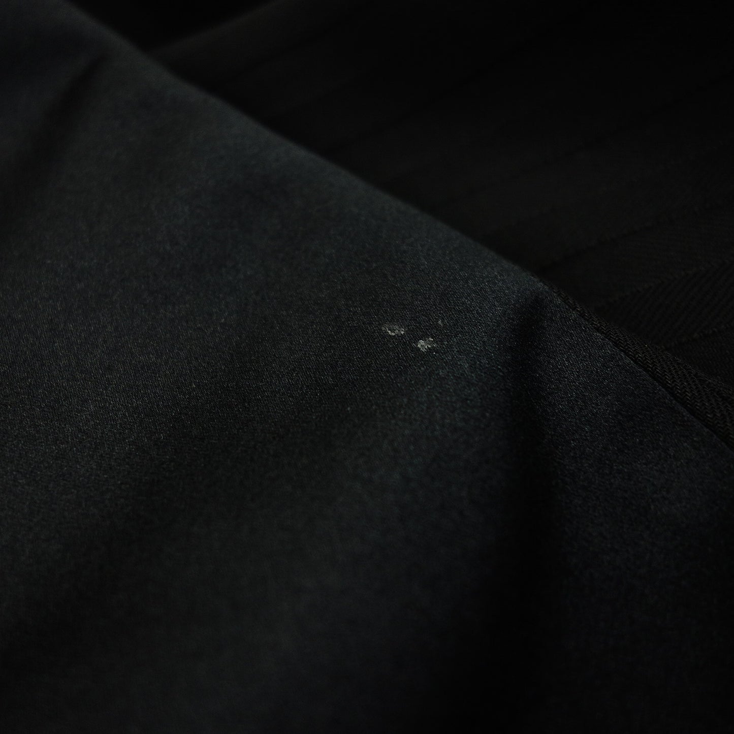 極美品◆ドルチェ＆ガッバーナ テーラードジャケット シングル 1B ストライプ メンズ ブラック系 サイズ48 DOLCE&GABBANA【AFB19】
