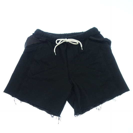 Very good condition ◆ FACETASM shorts sweatshirt nylon damaged men's black 4 FACETASM [AFB30] 