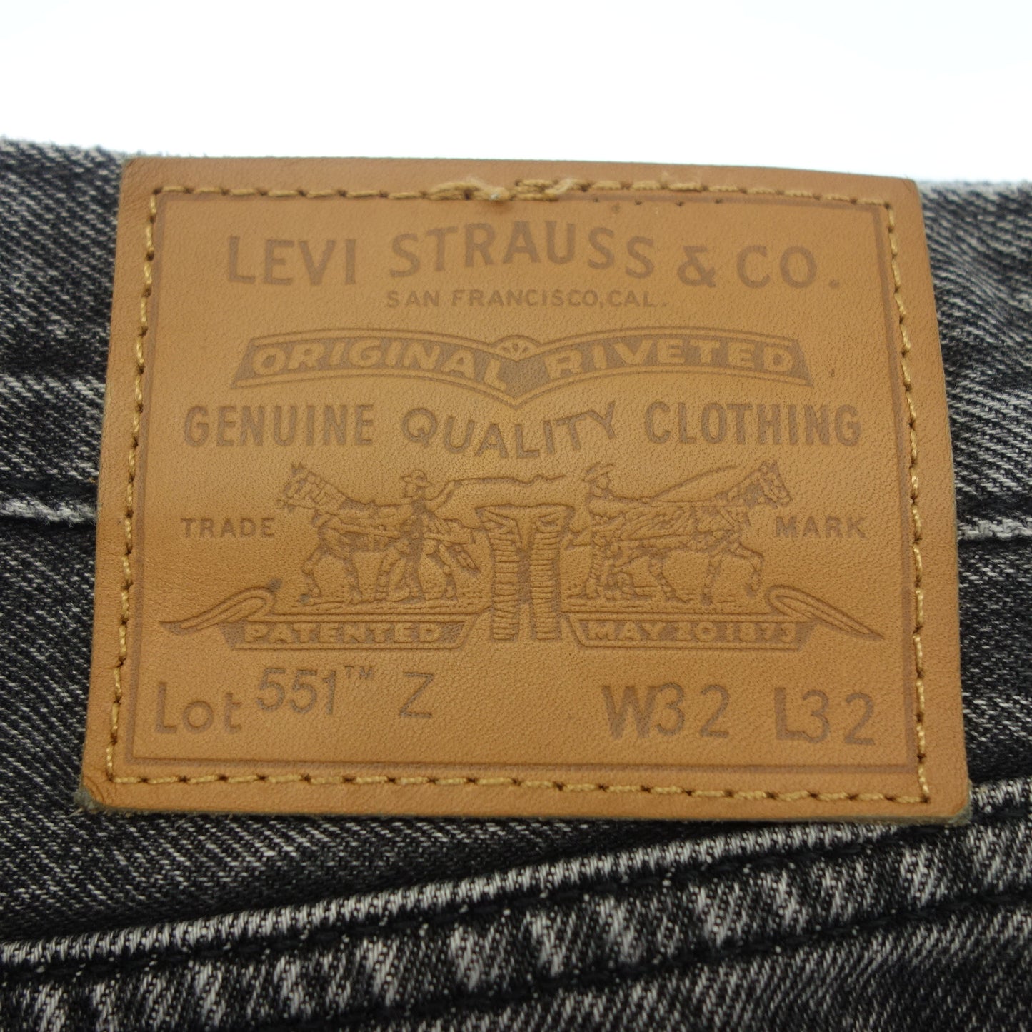 Levi's 牛仔裤 551 Z 男士 灰色 W32 L32 Levi's [AFB8] [二手] 