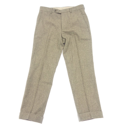 Used ◆MARCO PESCAROLO Trousers No Pleats Wool Flannel Pants Men's Gray Size 46 MARCO PESCAROLO [AFB4] 