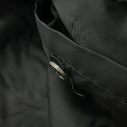 美品◆ロエベ レザージャケット ファーデザイン ヴィンテージ メンズ ブラック 50 LOEWE【AFG1】