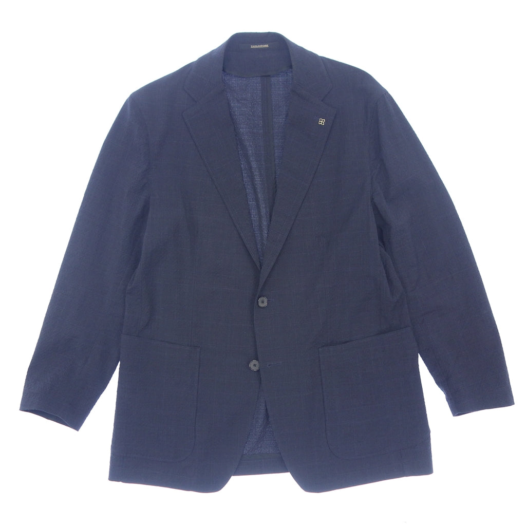 Used ◆TAGLIATORE 2B Light Jacket Wool Men's Size 48 Navy TAGLIATORE [AFB29] 