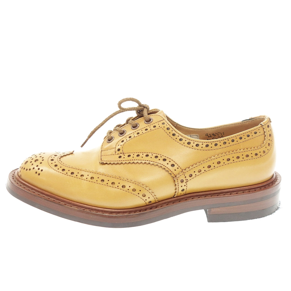 美品◆トリッカーズ レザーシューズ ウイングチップ BOURTON バートン エイコン メンズ UK8.5 ブラウン系 Tricker’s【LA】