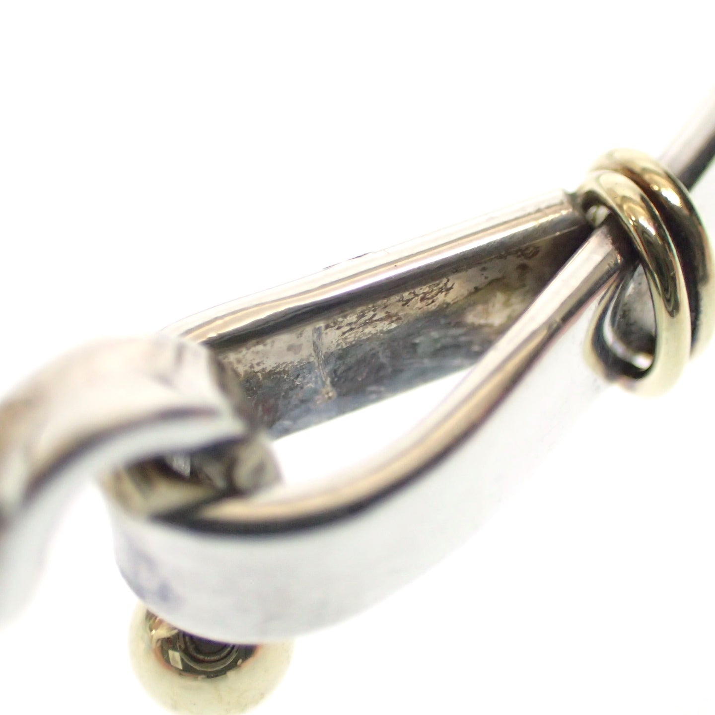Beautiful item◆Tiffany bangle bracelet love knot 925×750 Silver Tiffany &amp; Co. [LA] 