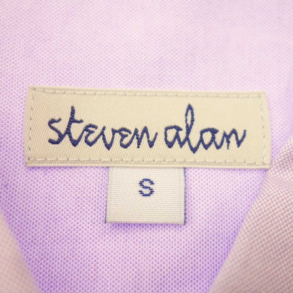 Unused ◆ Stephen Alan long sleeve shirt cotton men's S purple STEVEN ALAN [AFB14] 