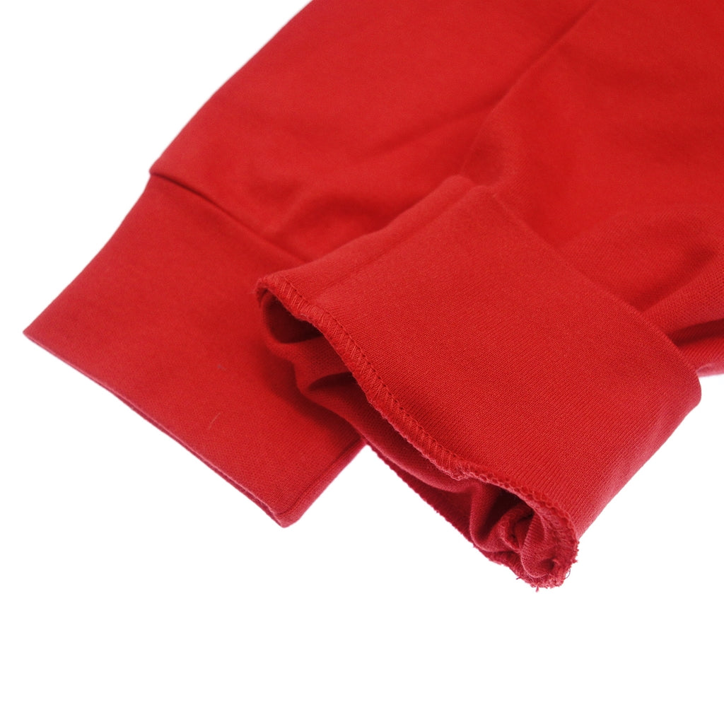 Good Condition◆Hermes Long T-shirt Chest Logo Women's M Red HERMES [AFB11] 