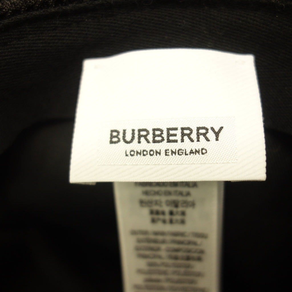 中古◆バーバリー ベースボールキャップ ティッシ期 TBロゴ ブラック BURBERRY【AFI20】