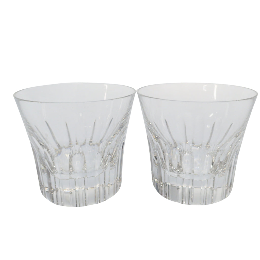 Good condition ◆ Baccarat rocks glass Etna set of 2 Baccarat [AFI23] 