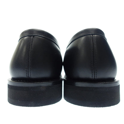 Unused ◆GEOX Loafer Leather Shoes 2177 Men's Black Size 27cm GEOX [AFC50] 