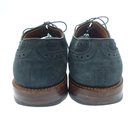 Good Condition◆Alden Leather Shoes Full Brogue 20982 Men's Navy Suede 7.5 Leather Soul Custom Made ALDEN [LA] 