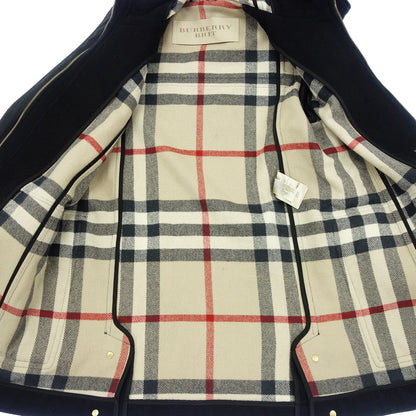 状况良好 ◆ Burberry Brit 粗呢大衣羊毛女式黑色 UK10 BURBERRY BRIT [AFA11] 