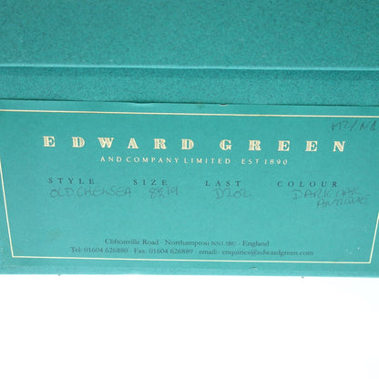 Like new◆Edward Green Leather Shoes Straight Tip Chelsea 202 Last Men's Brown Size 8.5 EDWARD GREEN CHELSEA [LA] 