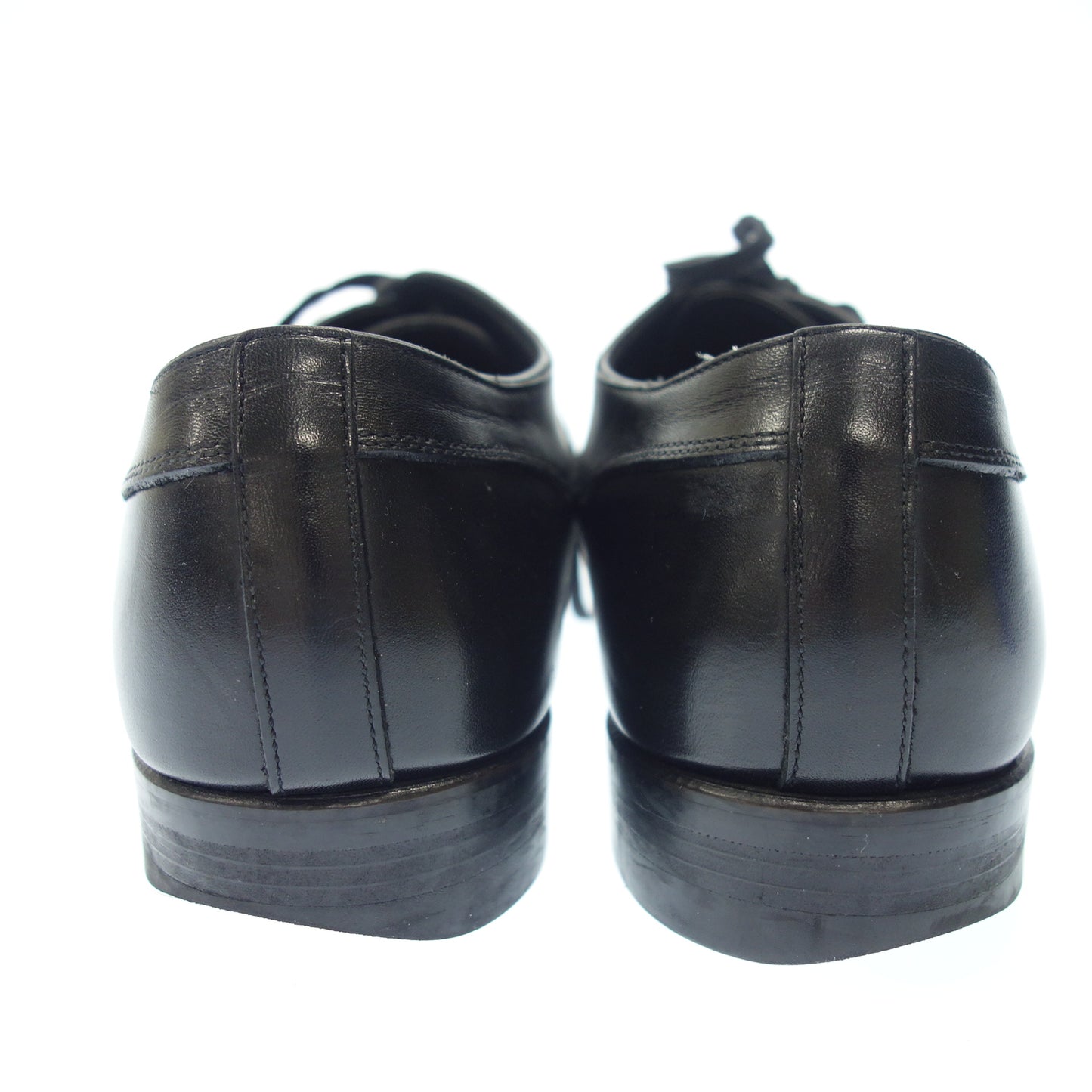 Used ◆Shetland Fox Leather Shoes Plain Toe 001F Men's Black Size 6 SHETLANDFOX [AFC22] 