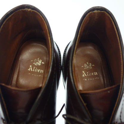 二手 ◆Alden 皮鞋 马球靴 1339 Cordovan 男士 US7 棕色 ALDEN [LA] 