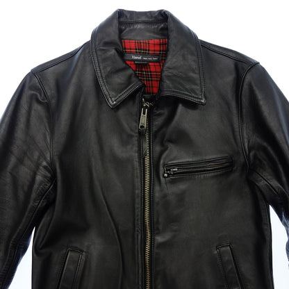 Haruf Riders Jacket Single Horsehide Black Haruf [AFG1] 