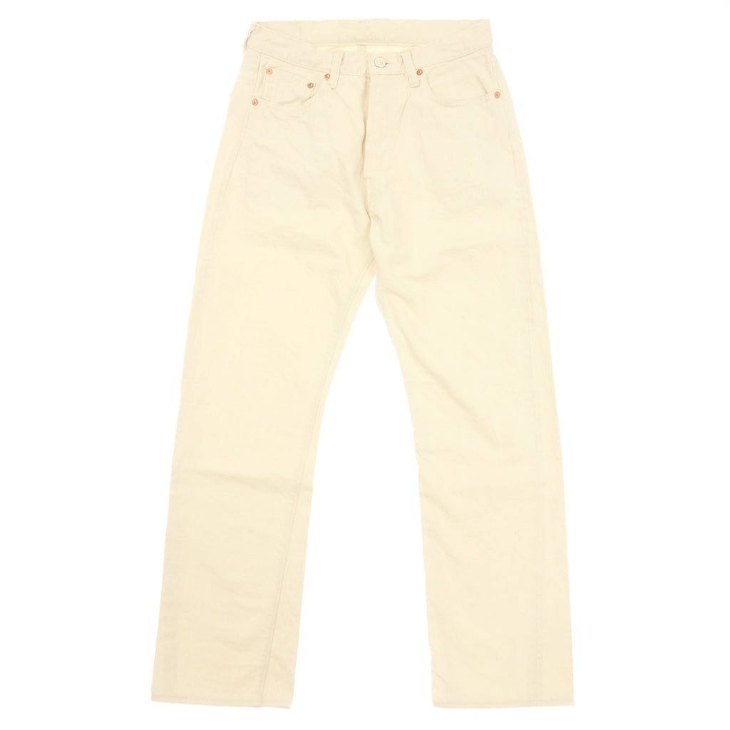 Good Condition◆Warehouse Denim Pants Lot900XX Slim Men's Ecru White Size W32 L32 WAREHOUSE &amp; CO. SLIM [AFB37] 