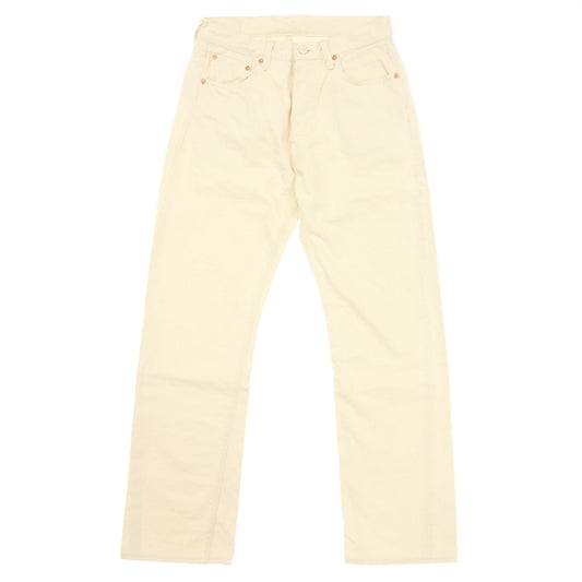 Good Condition◆Warehouse Denim Pants Lot900XX Slim Men's Ecru White Size W32 L32 WAREHOUSE &amp; CO. SLIM [AFB37] 