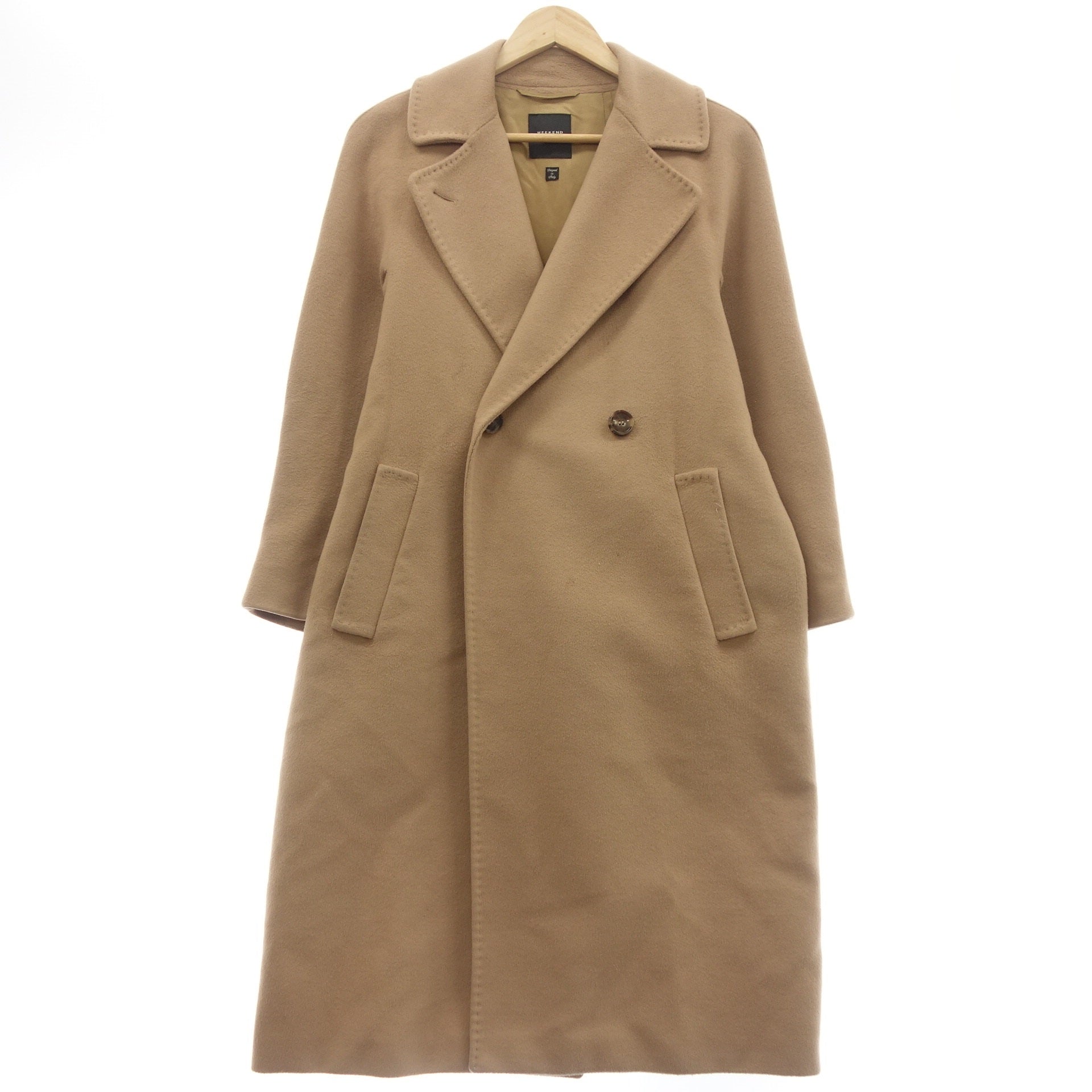 ウィークエンド マックスマーラ コート 50161493 ウール100% レディース ブラウン 36 WEEKEND MAXMARA【AFA –  ストックラボ オンライン｜ブランドヴィンテージ