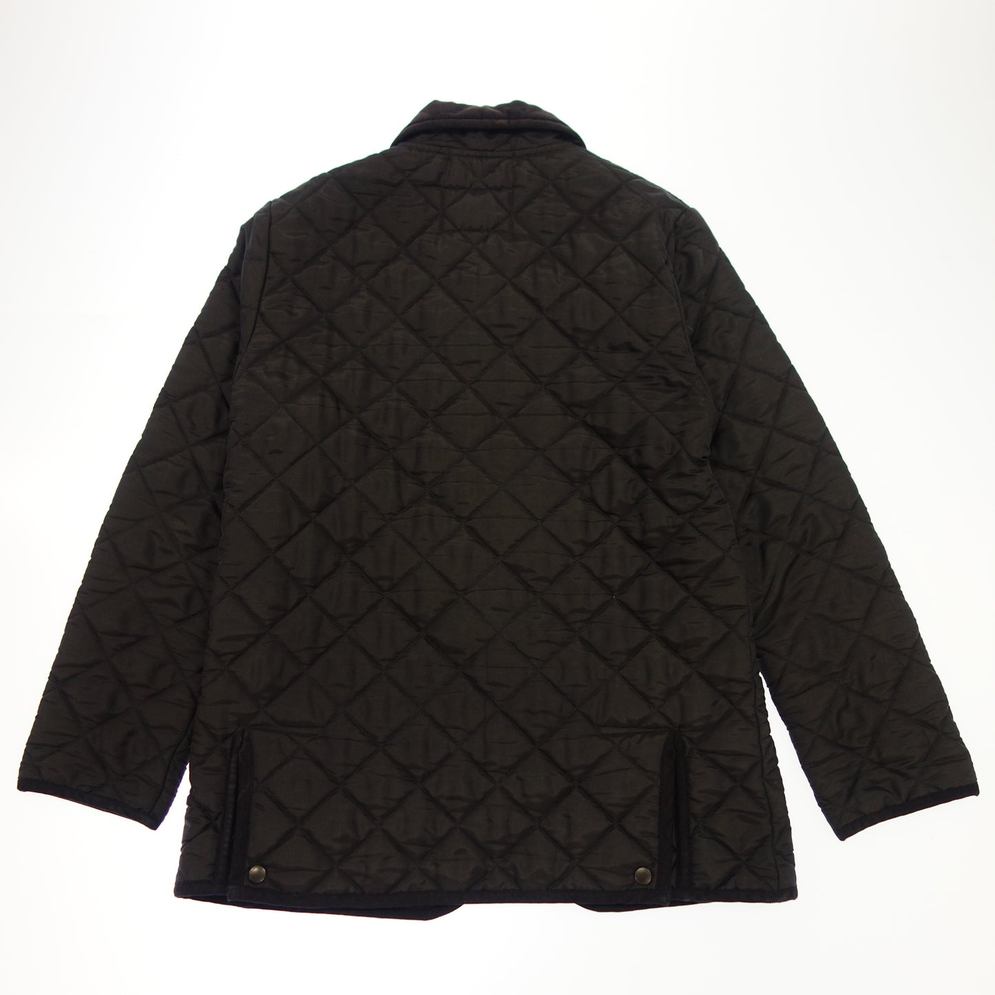 中古◆トラディショナル ウェザーウェア アウター キルティングジャケット メンズ サイズ40 ブラック系 Traditional Weatherwear【AFA18】