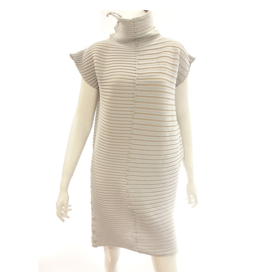Good condition ◆ Pleats Please Issey Miyake Tunic PP01KH752 Shimmering Asymmetric Ladies Gray Size 3 PLEATS PLEASE ISSEY MIYAKE CHIRA CHIRA [AFB29] 