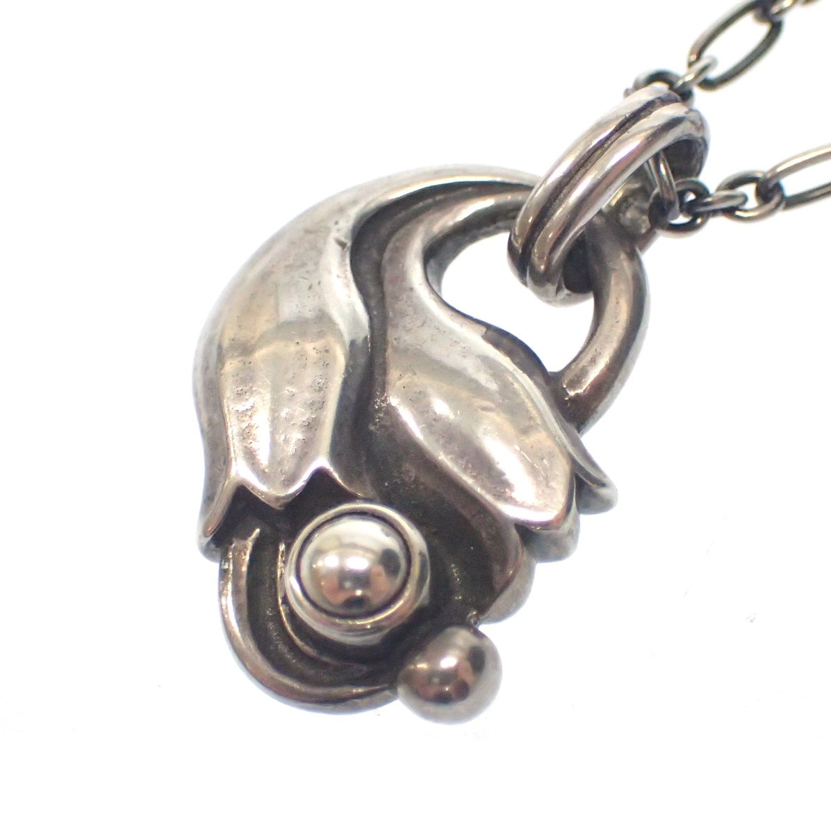 Good condition ◆ Georg Jensen Necklace Pendant Year 1999 SV925 Silver GEORG JENSEN [AFI10] 