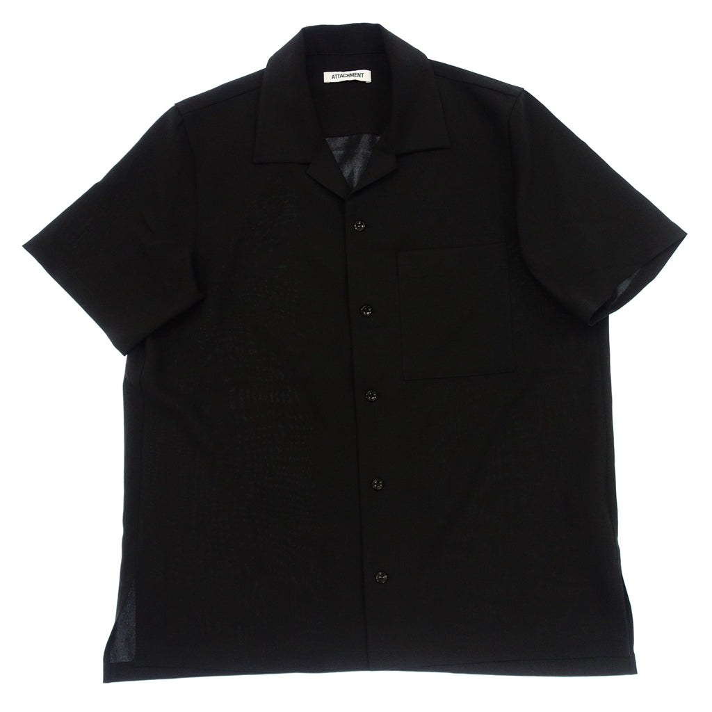 Very good condition◆Attachment Short sleeve shirt Men's Size 1 Black AS31-083 Attachment [AFB30] 