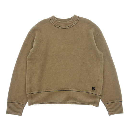 Sacai Knit Sweater Cashmere Knit Pullover 22-02860M Men's Brown 2 sacai [AFB34] [Used] 