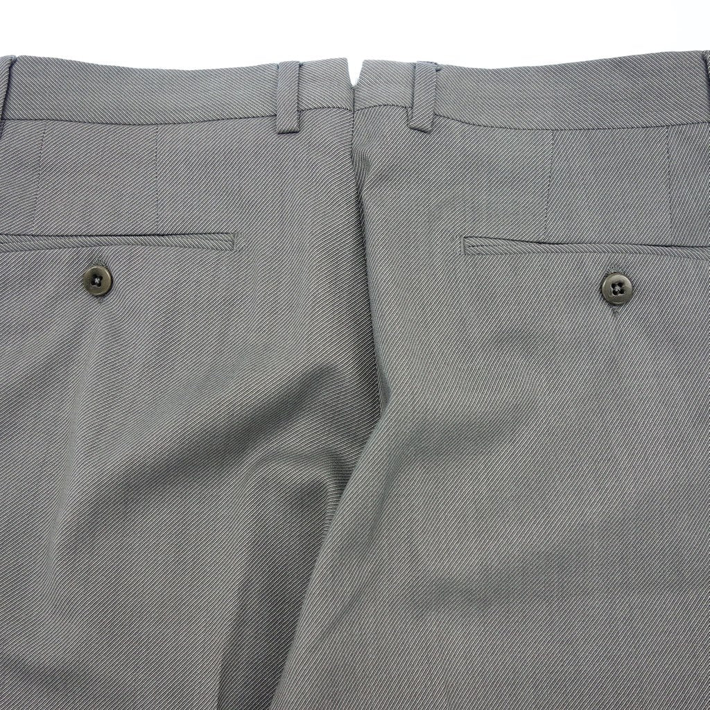 美品◆エルメネジルド ゼニア スラックス ウール メンズ グレー系 サイズ44 Ermenegildo Zegna【AFB44】
