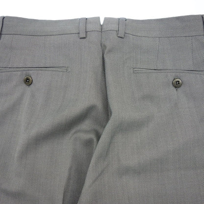 美品◆エルメネジルド ゼニア スラックス ウール メンズ グレー系 サイズ44 Ermenegildo Zegna【AFB44】